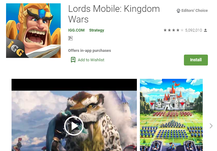 Lords mobile for Pc