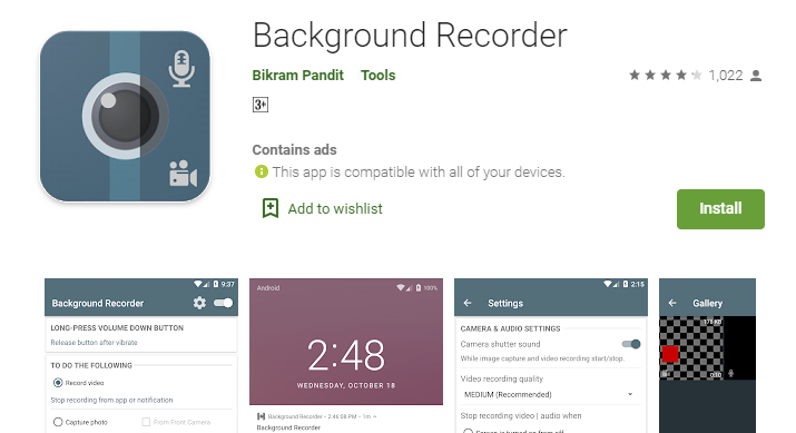 hidden voice recorder app download